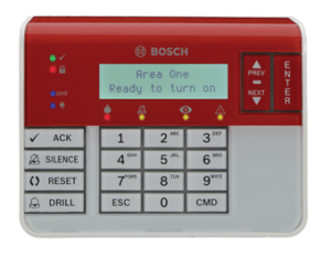 Teclado de Incendio B926F